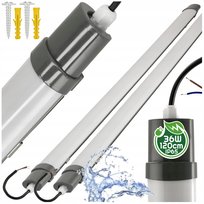 2x Lampa LED 120cm 36W 3000lm Hermetyczna Oprawa IP65 Do Garażu Warsztatu