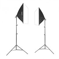 2x lampa SOFTBOX 40x40 65W 802