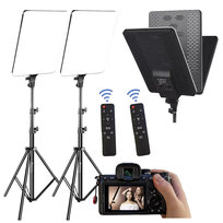 2x Lampa Studyjna Fotograficzna do Zdjęć  Filmu 100W STATYWEM 200cm + Pilot