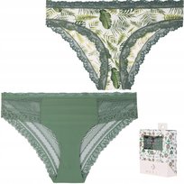 2X Majtki Damskie Figi Koronkowe Bikini Moraj M