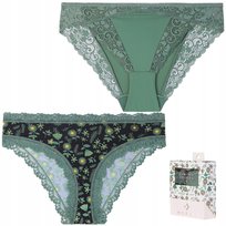 2X Majtki Damskie Figi Wygodne Premium Moraj Xl