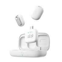 2x Mikrofon Bezprzewodowy 3w1 Na Usb-c Lightning Mini Jack 3,5mm / Ulanzi / A30 Biały