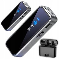 2X MIKROFON DO IPHONE 5 6 7 8 9 10 11 12 13 14 BEZPRZEWODOWY + POWERBANK