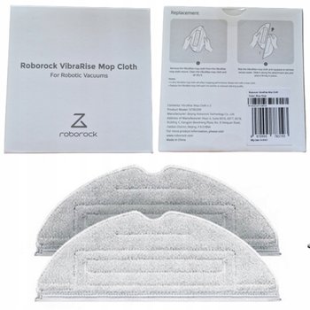2x Mop ściereczki mikrofibra Roborock S8 ORYGINAŁ - Inny producent
