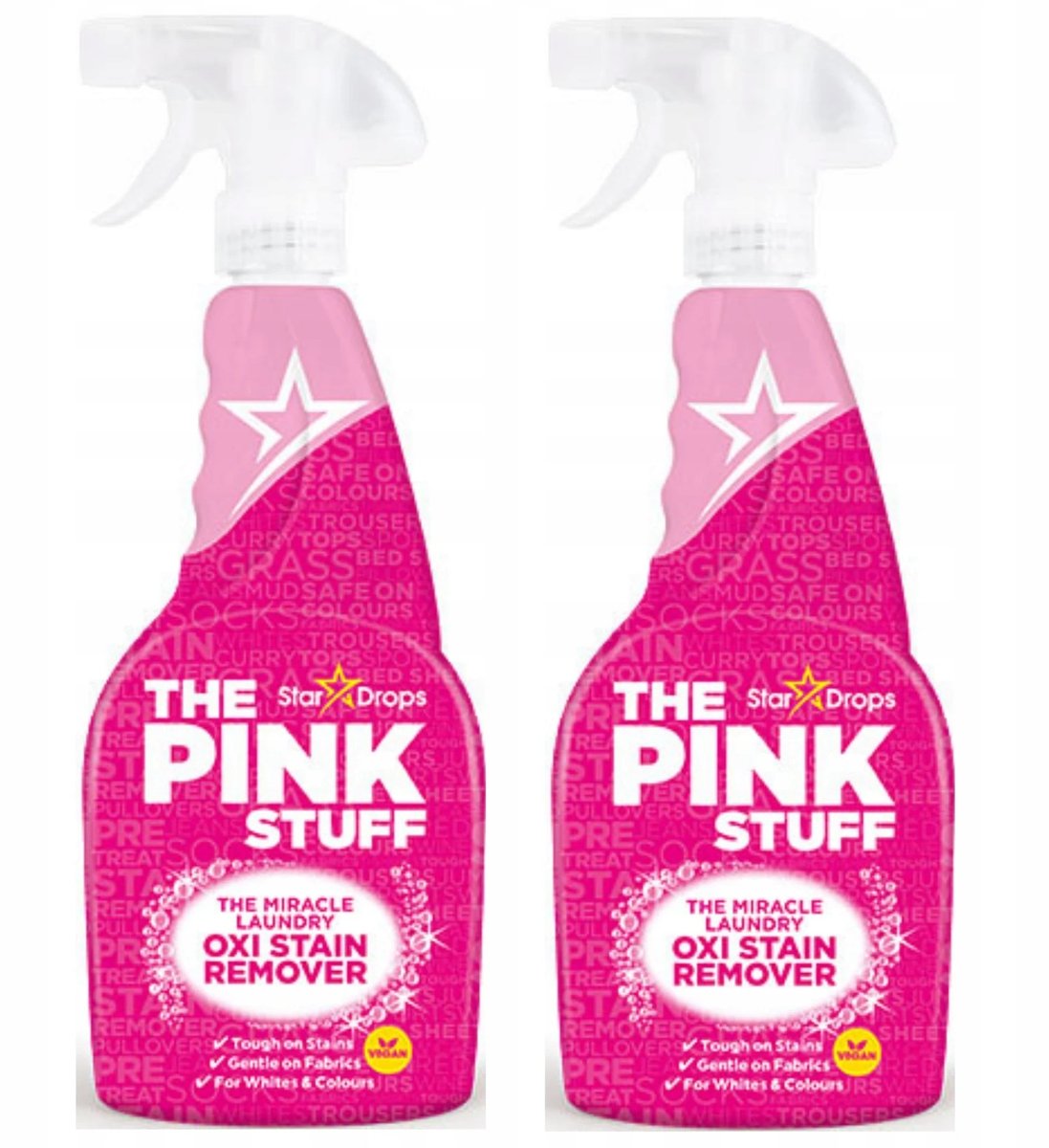 2x Odplamiacz w sprayu THE PINK STUFF Oxi Stain Remover 500 ml The