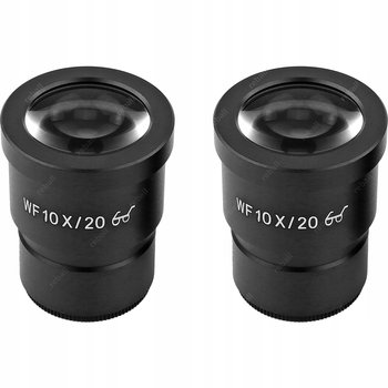 2x OKULAR MIKROSKOPOWY WF10x/20 Z ZOOM 45x DO MIKROSKOP STEREOSKOP TRINOKUL - Inny producent