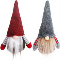 2X Skrzaty Świąteczne Boże Narodzenie Wiszące Gnomy Krasnale