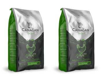 2x SUCHA KARMA DLA KOTA bezzbożowa wysokobiałkowa Canagan Free Range Chicken kurczak 8kg - Canagan
