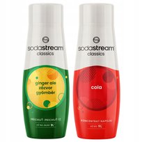 2X Syrop Do Saturatora Sodastream Imbir Ginger + Cola Koncentrat Do Wody