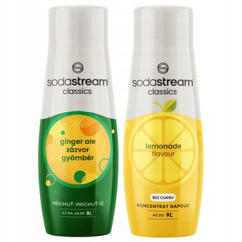 2X Syrop Do Saturatora Sodastream Imbir Ginger + Lemoniada Koncentrat Sok - SodaStream