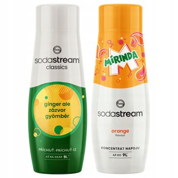 2X Syrop Do Saturatora Sodastream Imbir Ginger + Mirinda Koncentrat Do Wody - SodaStream