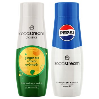 2X Syrop Do Saturatora Sodastream Imbir Ginger + Pepsi Koncentrat Do Wody - SodaStream