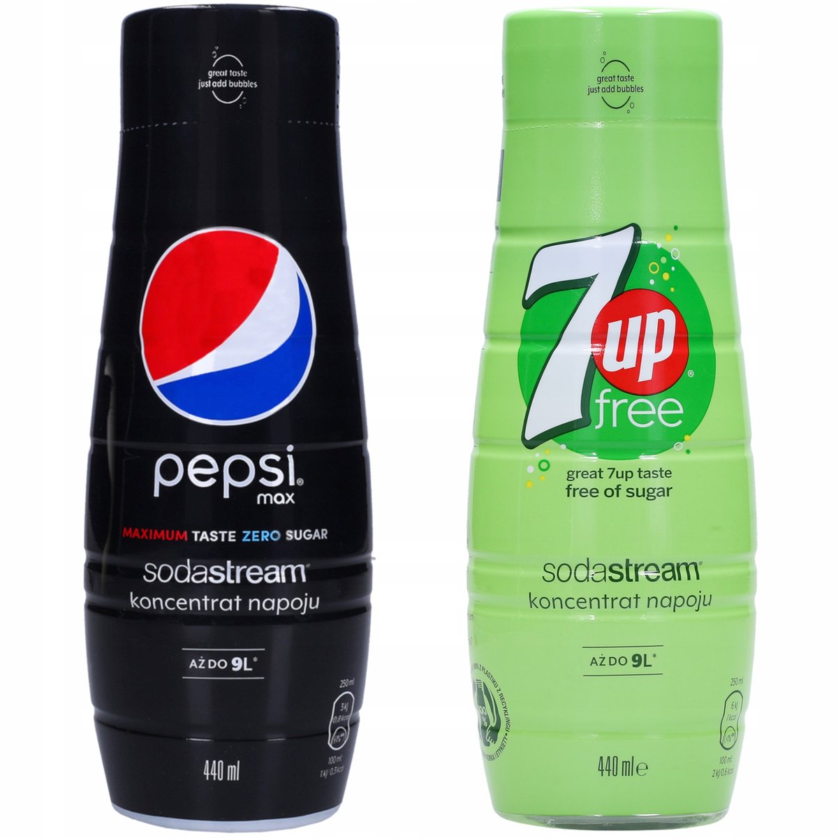 2X Syrop Sodastream Pepsi Max 7Up Bez Cukru 440 Ml - SodaStream | AGD ...