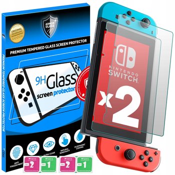 2x SZKŁO HARTOWANE 9H OCHRONNE DO NINTENDO SWITCH V1 V2 HAC-001-01 HAC-001 - ArmorGlass