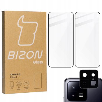 2X Szkło + Szybka Na Aparat Bizon Do Xiaomi 13 - Bizon
