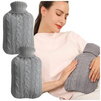 2x TERMOFOR 2L SWETER GUMOWY POKROWIEC OGRZEWACZ DO RĄK NA WODĘ PREZENT