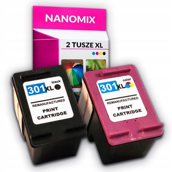 2X Tusz Do Hp 301Xl 1050 2050 3050 4500 2540 - Nano