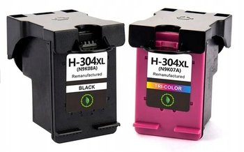 2X Tusze Do Hp 304Xl Deskjet 2620 2630 2632 3720 3730 3760 3762 5030 - ORYGINALEX