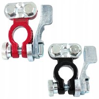 2X Uniwersalne Klemy Zaciski Do Akumulatora Samozaciskowe Wzmacniane 800A