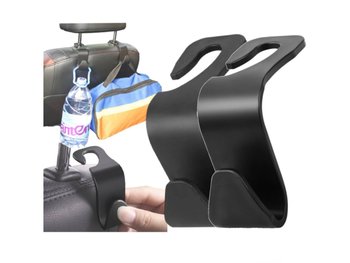2X Wieszak Hak Na Zagłówek Na Torebkę Torbę Zakupy Uchwyt Haczyk Samochodu - PrzydaSie.pl