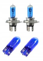 2x ŻARÓWKA H4 + W5W 12V 60W E4 KSENON ZIMNY BIAŁY