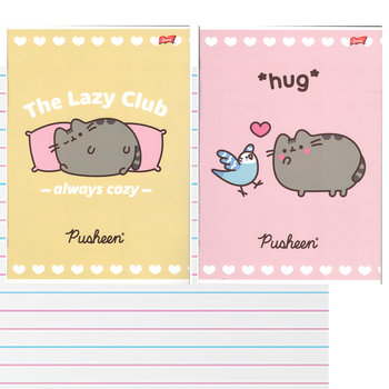 2X Zeszyt A4, 32 Kartki, W Trzy Linie, Pusheen Kotek Kot - Unipap
