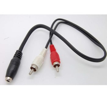 3,5 mm stereofoniczne gniazdo żeńskie na 2 męskie gniazda RCA Adapter audio kabel rozgałęźny - Inny producent