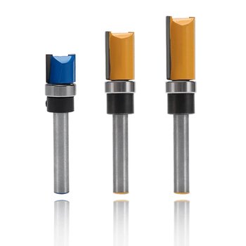 3-częściowy frez do przycinania powierzchni z trzonkiem 6,35 mm, frezy do przycinania powierzchni - Other