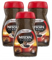 3× Kawa rozpuszczalna Nescafe Classic 200 g
