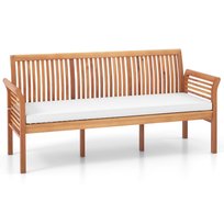 3-osobowa Drewniana Ławka ogrodowa 159 x 59 x77 cm