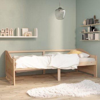 3-osobowa sofa/Łóżko, lite drewno sosnowe, VidaXL, 90x200 cm - vidaXL