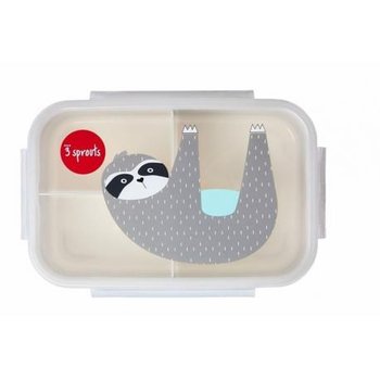 3 Sprouts Lunchbox Bento  Leniwiec Grey - 3 Sprouts