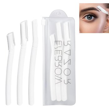 3 szt. maszynki do brwi - maszynka do modelowania brwi dla kobiet, trymer do brwi, przyrząd do usuwania włosków z twarzy - Inny producent