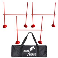 3 x PRZESZKODA HOBBY HORSE DO SKAKANIA SKIPPI 120CM KOŃ NA KIJU PRZENOŚNA [M-PRZESZKODA3]