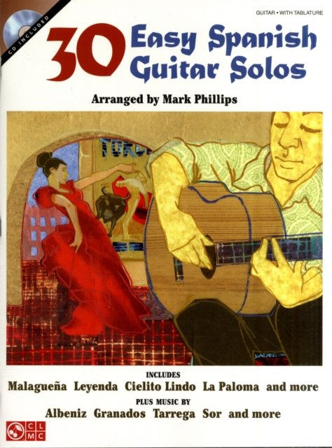 30 Easy Spanish Guitar Solos - Cherry Lane Music Co U.S. | Książka w Empik