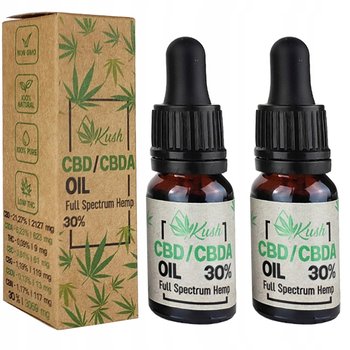 30% olejek KONOPNY CBD + CBDA | THC CBG CBN | RAW Full Spectrum | 2 x 10ml - Kush CBD