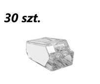 30xZłączka instalacyjna do przewodów sztywnych maks. 2.5mm² 2-przew. EDO202 EDO Technic