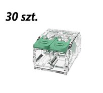 30xZłączka instalacyjna z dźwignią do wszystkich rodzajów przewodów maks. 4mm² 2-przew. EDO412 EDO Technic