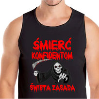 3232 TANK ŚMIERĆ KONFIDENTOM ŚWIĘTA XXL CZARNY JHK