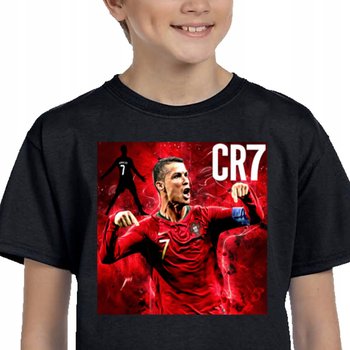 3242 Koszulka Cristiano Ronaldo 140 Czarna - Inna marka