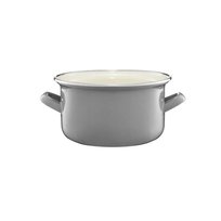 35043 Garnek emaliowany 14 cm 1,25 l szary EMALIA OLKUSZ
