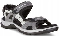 37 BUTY SANDAŁY DAMSKIE ECCO SKÓRA SZARE 069563 02244 Ecco