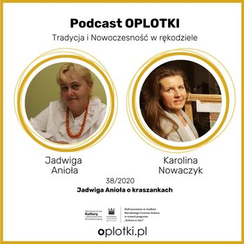 #38 Jadwiga Anioła o kraszankach - 2020 - Oplotki - biznes przy rękodziele - podcast - Gaczkowska Agnieszka