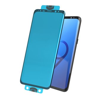 3D Edge Nano Flexi Glass folia szklana szkło hartowane na cały ekran z ramką Samsung Galaxy S20 czarny (in-display fingerprint sensor friendly) - Hurtel