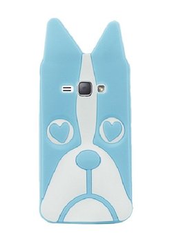3D Pies Samsung Galaxy J1 (2016) Niebieski - Bestphone