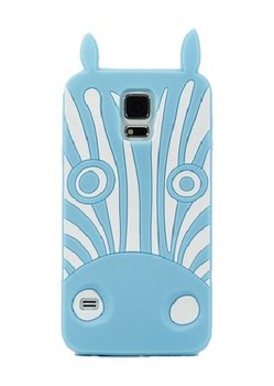 3D Zebra Samsung Galaxy S5 Niebieski - Bestphone