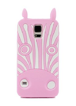 3D Zebra Samsung Galaxy S5 Różowy - Bestphone