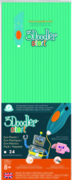 3Doodler, wkłady do długopisu, niebiskozielony - 3DOODLER