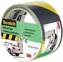 3M Scotch™ Taśma ostrzegawcza Hazard Tape Czarno/Żółta 50 mm x 33 m