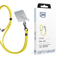 3MK EasyClip Yellow (black) smycz do telefonu , sznurek pod etui case uchwyt smyczka pasek na Szyję Ramię Inna marka